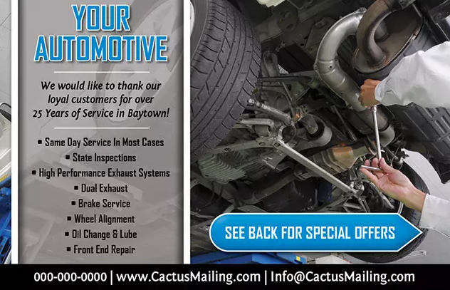 Auto Repair Shop Marketing | Direct Mail | Cactus Mailing Company